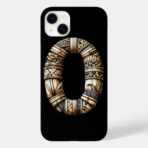 Hawaiian Polynesian Aloha Letter O Custom Initial  Case-Mate iPhone 14 Plus Case
