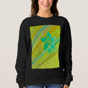 Hawaiian Polynesian Tropical Abstract Sweatshirt