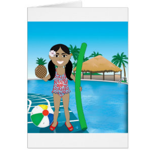 Hawaiian Pool Girl