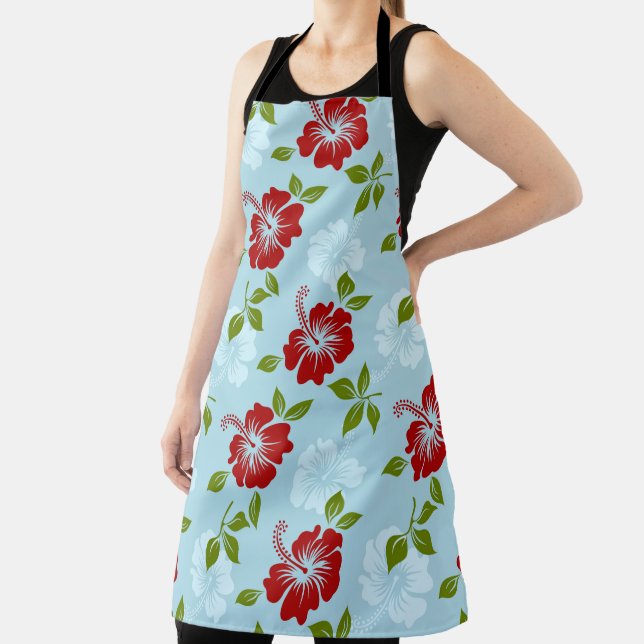 Hawaiian Print Apron (Insitu)