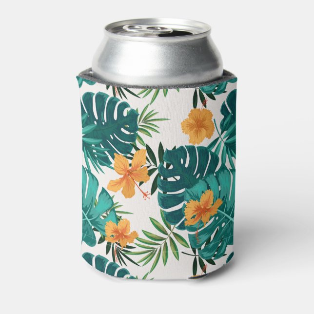 Hawaiian Print Can Cooler (Can Back)
