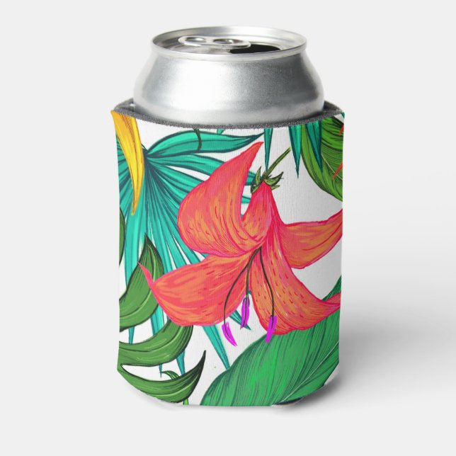 Hawaiian Print  Can Cooler (Can Back)