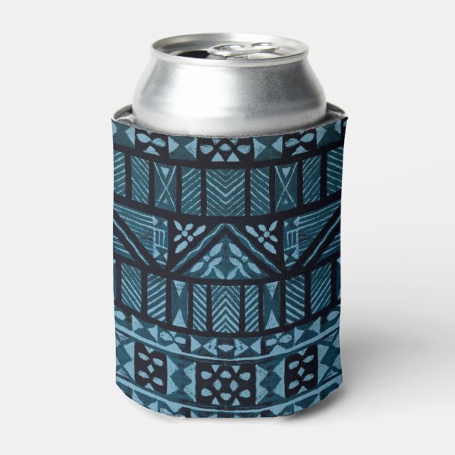 Hawaiian Print Can Cooler (Can Front)