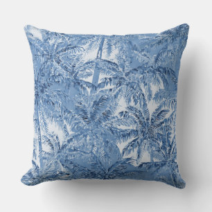 Hawaiian print coconut palm tree pattern cushion