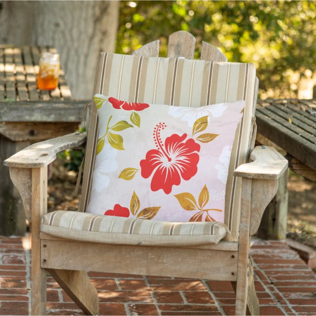 Hawaiian Print Cushion (Chair)