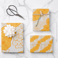 Hawaiian Print ilima lei