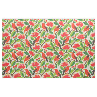 Hawaiian print Iwi birds Fabric
