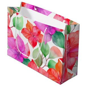 Hawaiian print  large gift bag