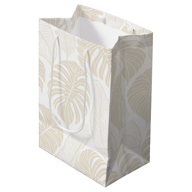 Hawaiian print  medium gift bag (Front Angled)