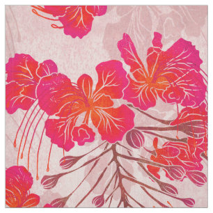 Hawaiian print Ohai alii Fabric
