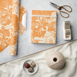 Hawaiian print Ohai Alii flower Wrapping Paper