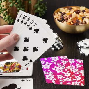Hawaiian Print Playing Cards