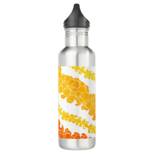 Hawaiian Print Puakenikeni lei 710 Ml Water Bottle