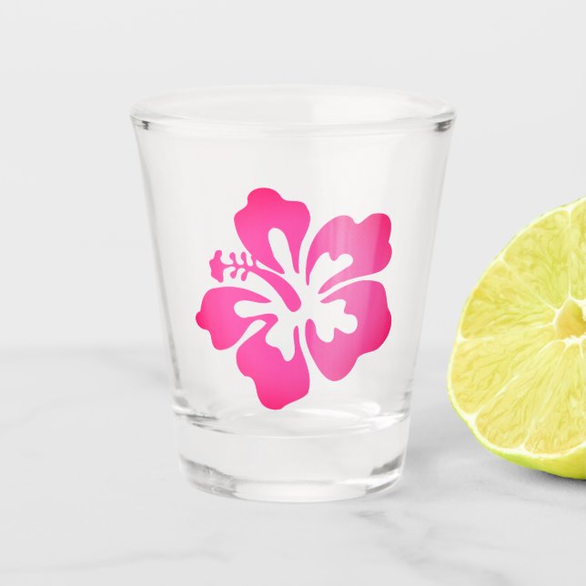 Hawaiian Print  Shot Glass (Front)