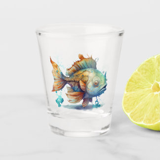 Hawaiian Print Shot Glass