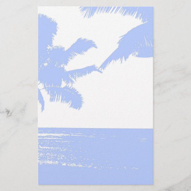 Hawaiian Print Stationery (Front)