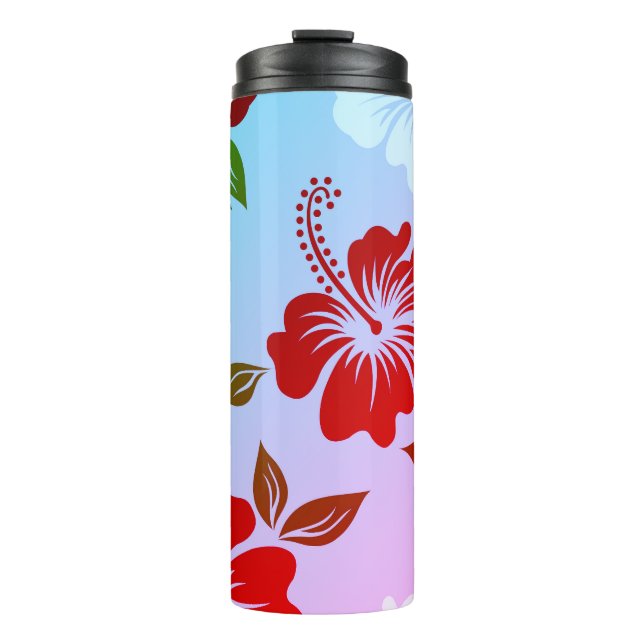 Hawaiian Print  Thermal Tumbler (Front)