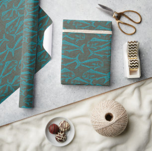 Hawaiian Print Wrapping Paper