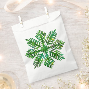 Hawaiian quilt Lauae fern paper Favour Bag