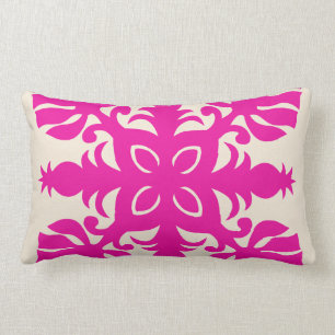 HAWAIIAN QUILT PILLOW- pineapple Lumbar Cushion