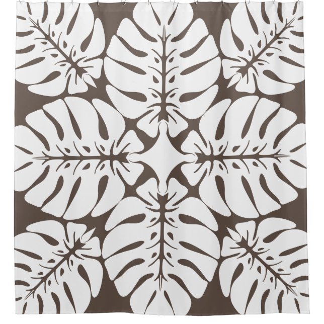 hawaiian quilt print Shower curtain (Front)