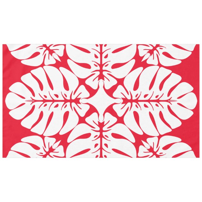 hawaiian quilt print table cloth (Front (Horizontal))