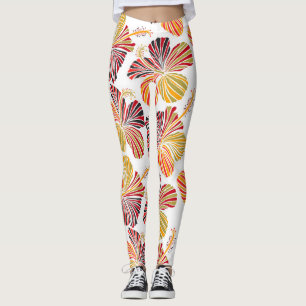 Hawaiian Radiance: Tropical Plant Elegance. Leggings