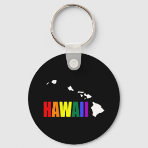 Hawaiian Rainbow 3 Key Ring