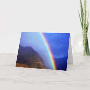 Hawaiian Rainbow Card