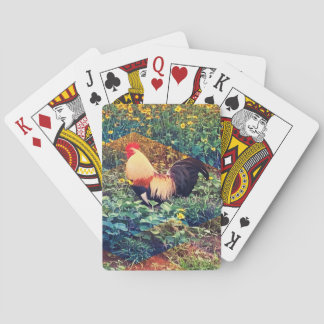 Hawaiian Rooster Playing Cards