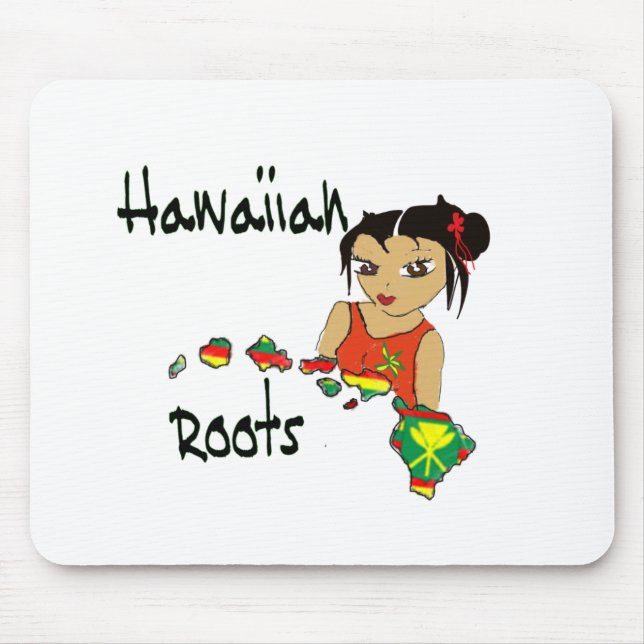 Hawaiian Roots Mouse Pad (Front)