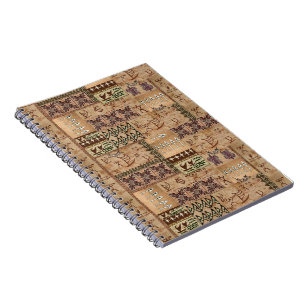 Hawaiian Sailing Canoe Tapa Notebook