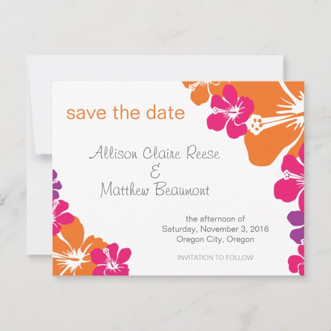 Hawaiian Save the Date (Front)