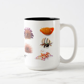 Hawaiian Sea Creatures, Special Edition Two-Tone Coffee Mug