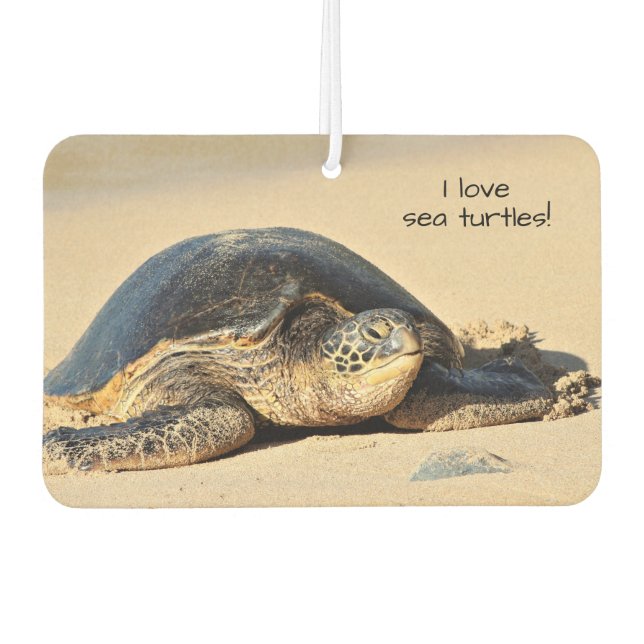 Hawaiian Sea Turtle Air Freshner Car Air Freshener (Front)
