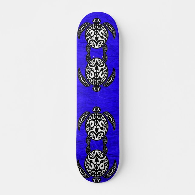 Hawaiian Sea Turtle Cruiser Custom Pro Long Board Skateboard (Front)