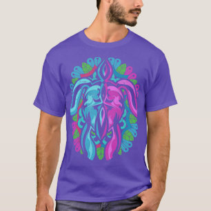 Hawaiian Sea Turtle Lover Polynesian Tattoo Hawaii T-Shirt