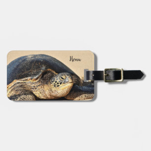 Hawaiian Sea Turtle Luggage Tag