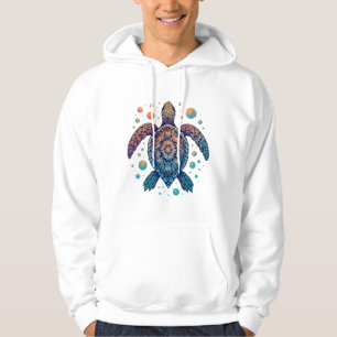 Hawaiian Sea Turtle Tie-Dye Hawaii Vacation Beach Hoodie