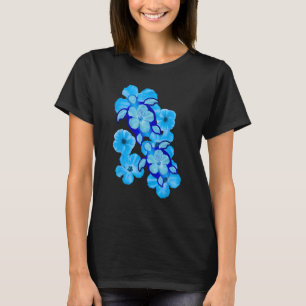 Hawaiian Sea Turtles Hibiscus Flowers T-Shirt