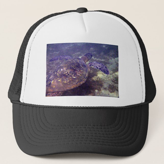 Hawaiian sea turtles trucker hat (Front)