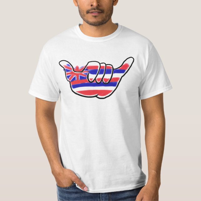 Hawaiian shaka symbol value tee (Front)