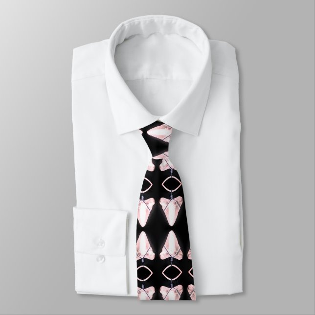 Hawaiian Shark Tooth Tie (Tied)