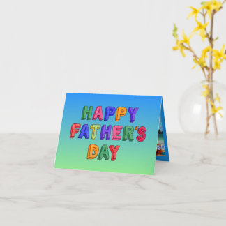 Hawaiian Style Father's Day Card