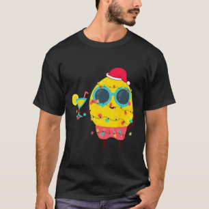 Hawaiian Summer Tropical Xmas Lemon Funny Christma T-Shirt