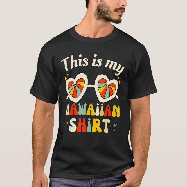 Hawaiian Summer Vibes Tropical Island Vacation Hol T-Shirt (Front)