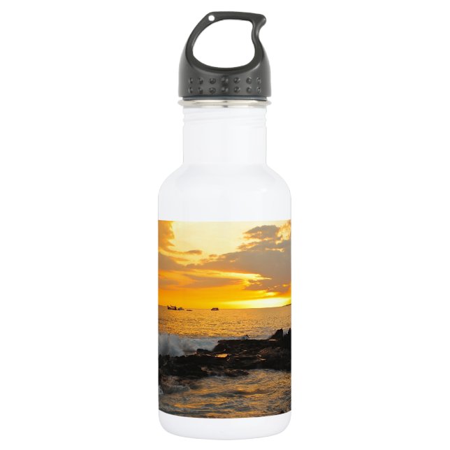 Hawaiian Sunset 532 Ml Water Bottle (Front)