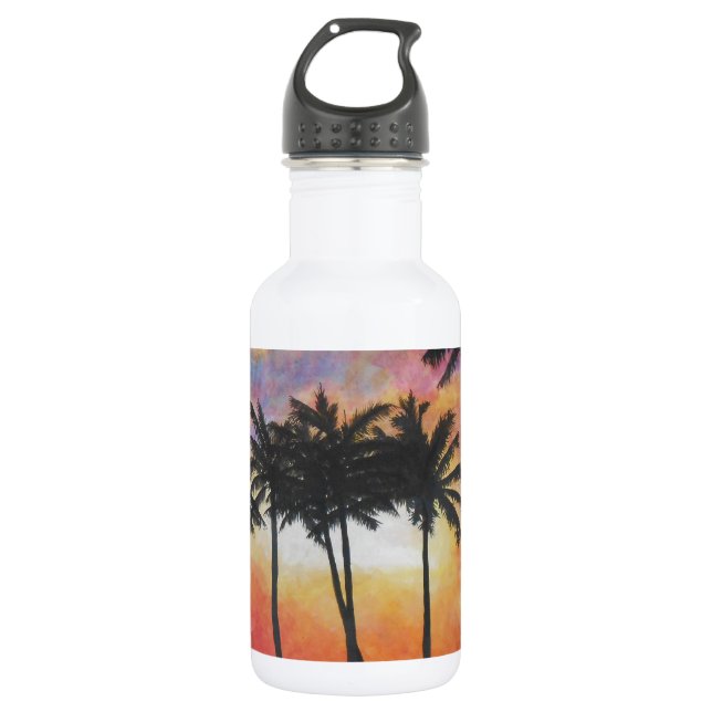 "Hawaiian Sunset" 532 Ml Water Bottle (Front)