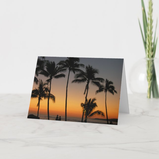 Hawaiian Sunset Card (Front)