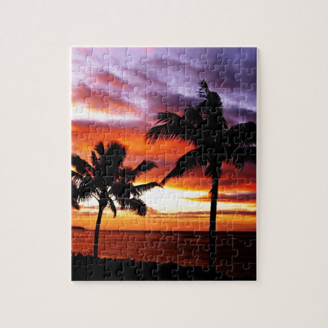 Hawaiian sunset jigsaw puzzle (Vertical)
